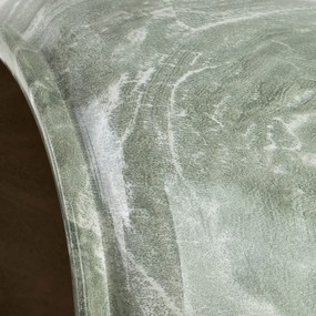 Sada 2 ks keramických květináčů NEVA MARBLE I zelená/šedá