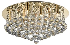 Azzardo AZ3084 - Krištáľové stropné svietidlo BOLLA 10xG9/40W/230V