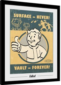 Rámovaný Obraz - Fallout - Vault Forever