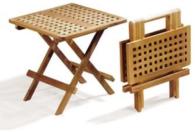 TEXIM PIKNIK TEAK - záhradný teakový skladací stolík, teak