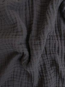 Mušelínová obliečka na vankúš 50 × 70 cm – Alexia sivé
