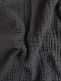 Mušelínová obliečka na vankúš 50 × 70 cm – Alexia sivé