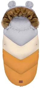 Tutumi Teddy PRO-V, detský spací vak 90x50 cm, oranžová, NAZ-12309