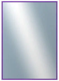 DANTIK - Zrkadlo v rámu, rozmer s rámom 50x70 cm z lišty Hliník modrá m. (7002242)