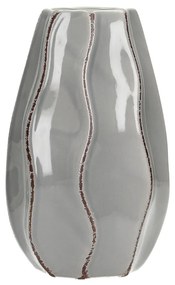 Váza Onda 19cm light grey