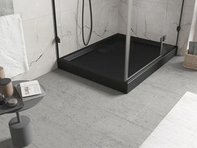 Mexen Flow+ obdĺžniková vanička 110 x 90 cm, čierna matná, 46R709011H