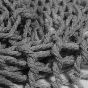 ISO Závesná hojdacia sieť Hamak, šedá, 5885