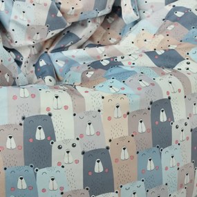 INTERMEDIC SK Sedací vak Veselý Macko – detský vzor s medvedíkmi Veľkosť: L