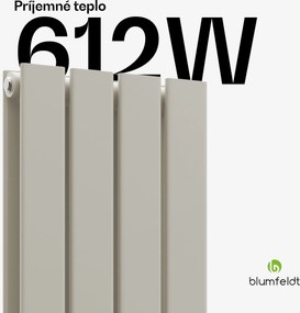 Blumfeldt Ontario radiátor 120x30 Výkon 612 W