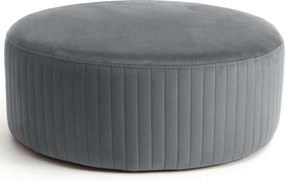 Okrúhla taburetka Leva - sivá