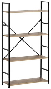 BONTEC Regál, mdf, hnedá, GD-224 OAK Farba: Prírodné