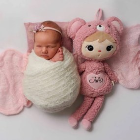 Mojkáčik - medvedík ružový 48 cm