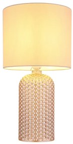 Globo 21735CH - Stolná lampa SOFIA 1xE27/60W/230V béžová