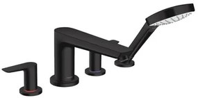 Vaňová batéria Hansgrohe Talis E so sprchovacím setom matná černá 71748670, 1 ks