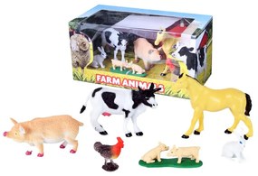 Zvieratá domáce 6 ks v krabici