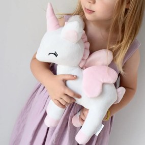 Mojkáčik - Plyšový jednorožec biely M