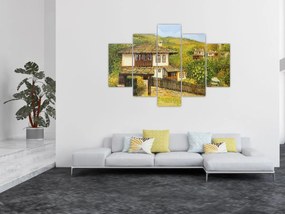Obraz - Chalúpky v lete (150x105 cm)