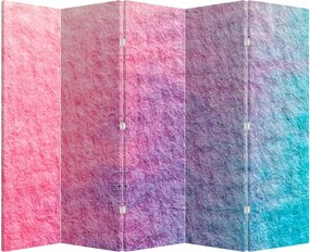 Paraván - Farebná textúra (210x170 cm)