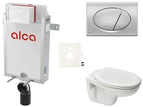 Cenovo zvýhodnený závesný WC set Alca na zamurovanie + WC S-Line S-line Pre SIKOAP3