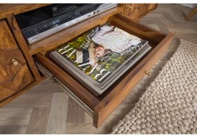 TV-skrinka 39744 140cm Masív drevo Palisander Retro - Komfort-nábytok