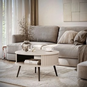 OKRÚHLY KONFERENČNÝ STOLÍK MATTIAS BÉŽOVÝ