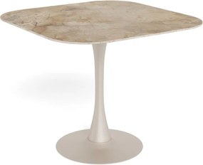 Jedálenský stôl Malta 90 cm béžový