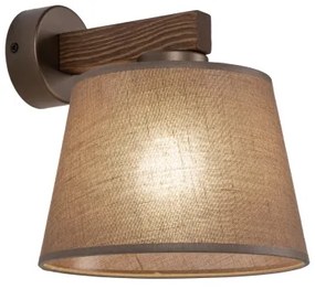 Brilagi - Nástenné svietidlo LATTE 1xE27/15W/230V borovica/hnedá