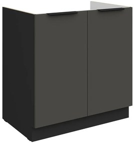 Kuchynská skrinka Aria-Gr/Bl Anti Fingerprint 80zl 2f Bb