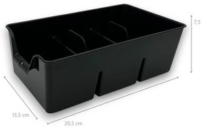 ALTOM Organizér na korenie vo vreckách, zásobník, BEN3 - čierna, 20x14x8