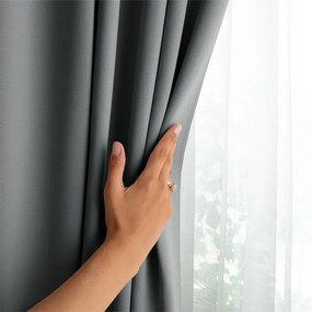 Zatemňovací záves blackout RESTILO strieborný 140 x 245 cm 1 ks