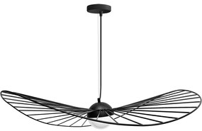 Toolight - LED stropné lamelové svietidlo 80cm APP210-3CPR, čierna, OSW-08476