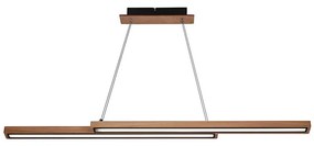 Drevený LED luster na lankách SENTO LED/19W/230V