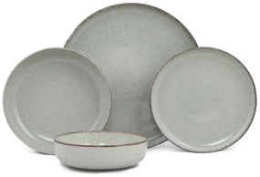 24 dielny porcelánový set, zelený