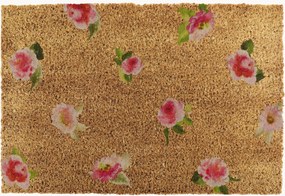 Rohožka Watercolour Pink Flowers