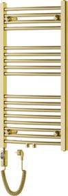 Mexen Ares, elektrické vykurovacie teleso 900 x 500 mm, 300 W, zlatá lesklá, W102-0900-500-2300-50