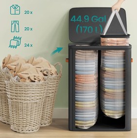 Koš na prádlo Vilém 170 L černý