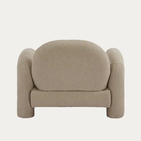 Kreslo SEDIA TEDDY BOUCLÉ béžové 778148