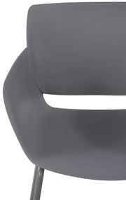 Stolička Alpena - tmavo šedá