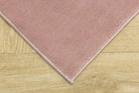 Protišmykový koberec PLUSH ružový