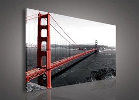 Obraz na plátně Golden Gate Bridge 100 x 75 cm