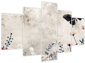 Obraz - Lúka v betóne (150x105 cm)