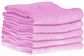 Detský uterák bavlnený 30x50 ružový EMI