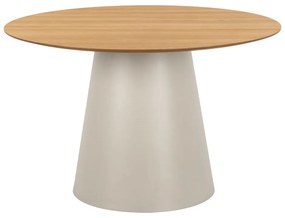 Okrúhly jedálenský stôl s doskou v dubovom dekore ø 120 cm Soli – Actona