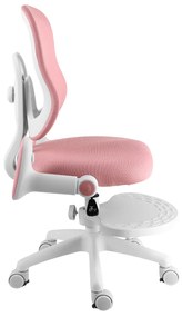 Detská rastúca stolička Neoseat MIKY — látka, ružová