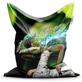 Sedací vak Classic chameleón - detský, zelená