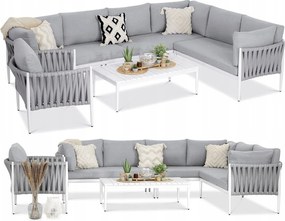 Sada záhradného sedacieho nábytku Monza Veľký rohový stolík Premium