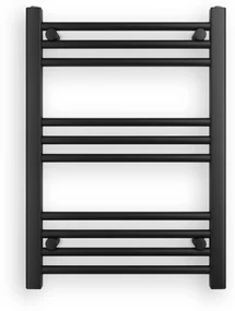 Erga Puerto, vykurovacie teleso 700x500 mm, 311W, čierna matná, ERG-LAV-GRZE-BK-5070