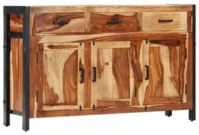 vidaXL Komoda 120x35x75 cm, drevený masív sheesham