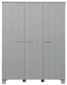 Drevená šatňová skriňa Dennis 202 × 158 × 55 cm