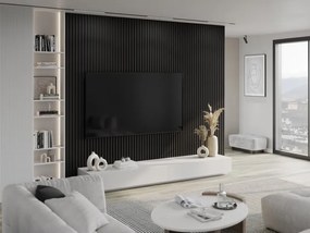 Mexen Lam-B, akustické stenové lamely 275 × 30 cm, HDF doska 4 mm, technická dyha, eben čierny, S100-275307-3015-023